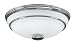 Hunter Bathroom Fan w/ Light: Chrome w/ Cased White Glass, Victorian Model # 81021