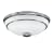 Hunter Bathroom Fan w/ Light: Chrome w/ Cased White Glass, Victorian Model # 81021