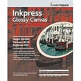 Inkpress Artists Waterproof Stretchable Canvas - Bright White Glossy Inkjet Cloth - 20mil - 350gsm - 11 x 17 - 10 Sheets