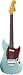 Fender 251400572 Kurt Cobain Mustang Electric Guitar, Sonic Blue