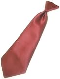 from Cachet Kids Plain Burgundy Wine Baby Boys Tie - 6 months to 4 years