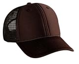 Blank Mesh Trucker Hat/Cap - Baseball, Golf, Fishing - Brown