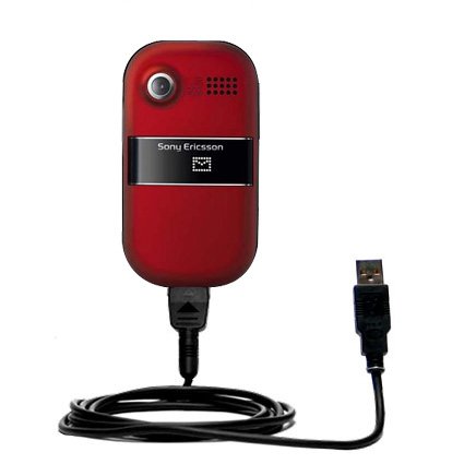 Classic Straight USB Cable for the Sony Ericsson z320a with Power Hot Sync and Charge capabilities - Gomadic Brand w/ TipExchange Technology