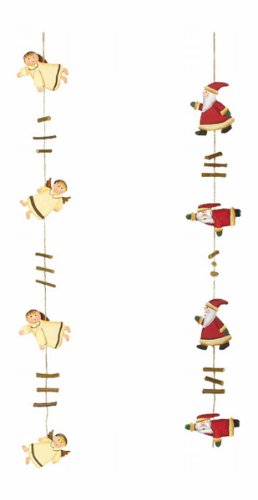 small foot company 9252 Weihnachtsgirlande Engel mit Niko, 2-er Set Preisvergleich