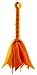 Squishy Face Studio Orange/Yellow Braided Fleece Lure with Squeaker for Flirt Pole V2