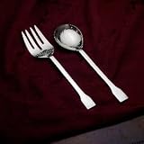 2 PC HAMMERED SALAD SERVERS