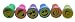 Goofy Smile Face Stamps 6 pc