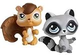 Littlest Pet Shop Pet Pairs Figures Chipmunk & Raccoon