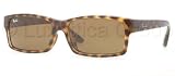 Ray Ban RB4151F Sunglasses - 710 73 Shiny Havana (Brown Lens) - 59mm