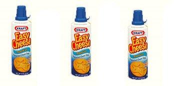 3er PACK - Kraft Easy Cheese Cheese AMERICAN - Snack Sprühkäse aus USA