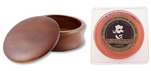 Amber Shave Soap And Dark Wood