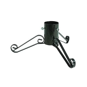 Christmas Tree Stand 4" Black Sparkle