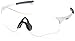 Oakley Mens EVZero Path Asian Fit Sunglasses, Matte White/Clear Black, One Size