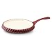 Paula Deen 11 Inch Porcelain Hoecake Pan, Burgundy