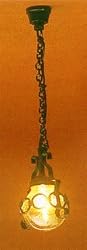 SALE!!! Miniature Ornate Hanging Chain Lamp