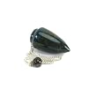 Bloodstone Gemstone Pendulum, Metaphysical Dowsing Tool, with Usage Card and Pouch