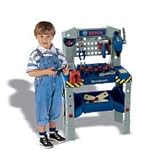 Theo Klein Bosch Adjustable Height Toy Workbench With Sound