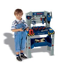 Theo Klein Bosch Adjustable Height Toy Workbench With Sound Theo Klein Bosch Adjustable Height Toy Workbench With Sound
