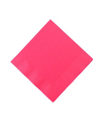 Weddingstar Luncheon Size Napkins, Fuchsia, 50-Pack Weddingstar Luncheon Size Napkins, Fuchsia, 50-Pack