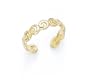 14k Swirl Toe Ring - JewelryWeb