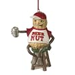 Funny "Beer Nut" Peanut Drinking Beer Christmas Ornament 3.75"