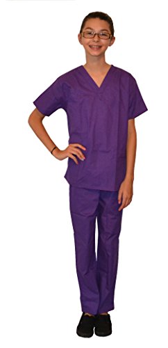 Purple Kids Scrubs by My Little Doc