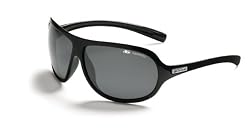 Bolle Fusion Belmont Sunglasses,Shiny Black/Polarized TNS
