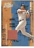 2005 Leather and Lumber Materials Jersey #134 Vernon Wells - Toronto Blue Jays (Piece of Authentic Game-Worn Jersey Serial #'d to 250) (Baseball Cards)