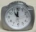 Equity Quartz Analog Alarm Clock ( Silver )