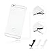 PortPlugs - iPhone 6, 6s Dust Plug - (Set of 5) UniPlugs Allow Easy Access to One Port While Remaining Securely Attached - Protects iPhone from Dust, Dirt & Pocket Lint (White)
