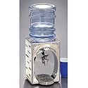 Table Top Water Dispenser Chrome Plated Glass Pitcher