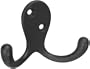 Stanley Home Designs V8007 3-Inch Basic Double Robe Hook, Oil Rub Bronze