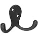 Stanley Home Designs V8007 3-Inch Basic Double Robe Hook, Oil Rub Bronze