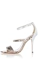 Strappy Metallic Sandal