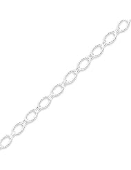 Sterling Silver Fancy Necklace - 18 Inch