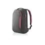 Belkin F8N079-SGF-DL 15-Inch Energy Collection Slim Backpack (Gray/Flamingo Pink)