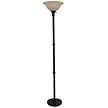 Torchiere Floor Lamp - Textured Bronze