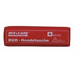 RFX + Care FA200-5400716 DUO Kombitasche rot, Erste Hilfe nach DIN 13164 + Warndreieck ECE