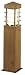 TOWER 40CM TEAK EFFECT BOLLARD MM19005