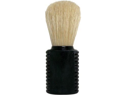 Omega Black Rubber Boar Shaving Brush