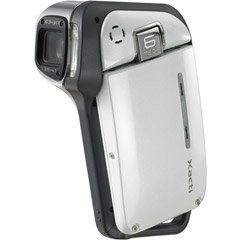 Sanyo Xacti VPC E1 Camcorder 6.0 Mpix optical zoom 5 x supported memory MMC SD SDHC flash card blue