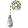 Westinghouse #77088 12" Brass Clear Pull Chain