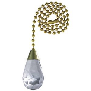 Acrylic Teardrop Ceiling Fan Pull Chain by 