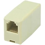 Cmple - Modular Inline Coupler 6P6C Straight - Beige