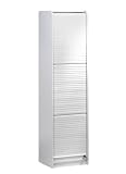 Produkt-Bild: Maja 18473552 Rollo-Regal 478 x 1.904 x 400, mm wei&szlig; uni - wei&szlig; Hochglanz