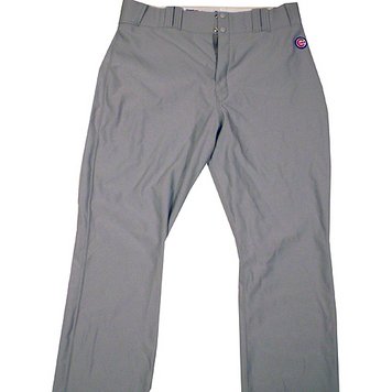 Jeff Samardzija Pants - Chicago Cubs 2011 Game Worn #29 Opening Day Road Grey Pants (38-42, 36) (FJ140919)