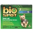 Bio Spot Spot On for Dogs Under 15 lbs., 3 Month Supply
