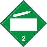 Blank 4-Digit DOT Placards (NON-FLAMMABLE GAS) (W/ GRAPHIC) 10 3/4 x 10 3/4 Adhesive Vinyl