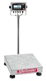 Ohaus Defender 5000XW Washdown Bench Scale D51XW250WX4 w/ 24 x 24 in. Platform (500 lb x 0.05 lb / 0.02 kg)