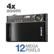Sony Cyber-shot DSC-T900 12.1 MP Digital Camera with 4x Optical Zoom and Super Steady Shot Image Stabilization (Black)
